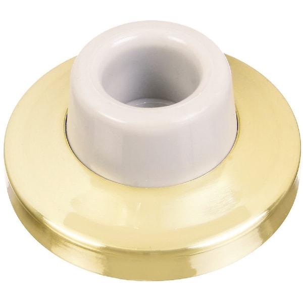 National 1935 Brass Wall Door Stop N198069 - main